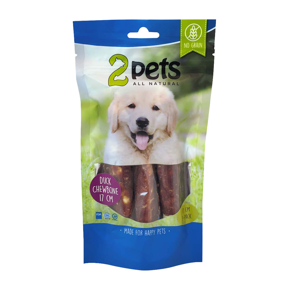 2PETS Tuggrulle M Ankfilé – 17 CM – 3ER-PACK