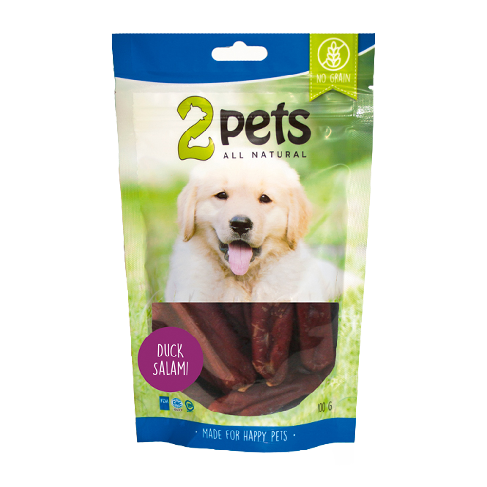 2PETS Dogsalami Ente – 100 g