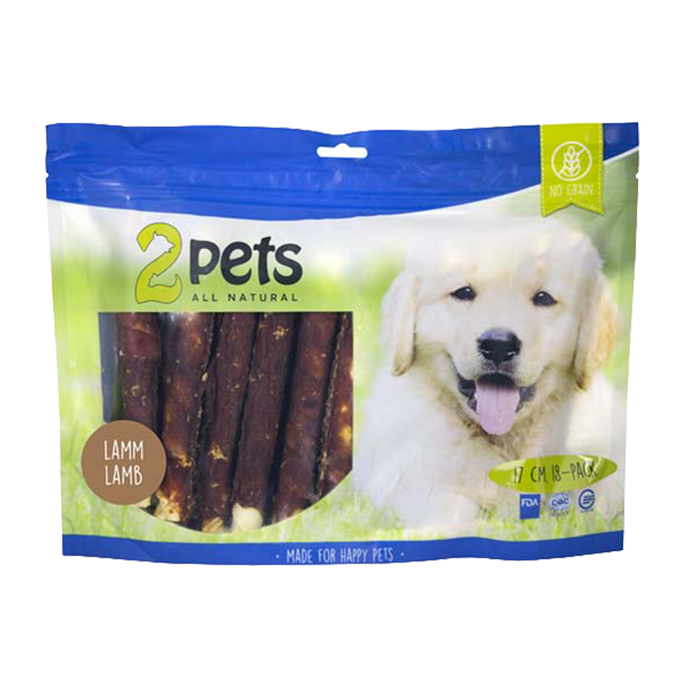 2PETS Tuggrulle M Lamm – 17 CM – 18ER-PACK XL