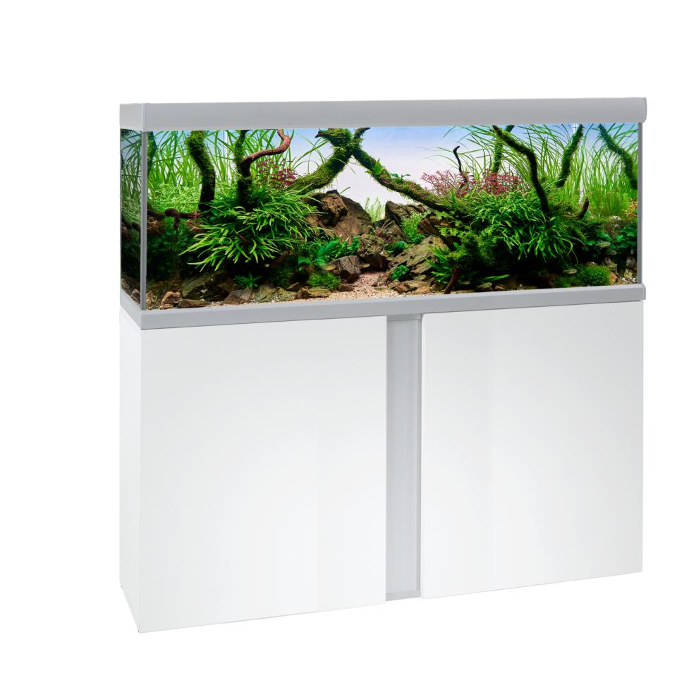 Fusion 325 L Aquarium Silber/Weiß – 130 x 50 x 54 cm