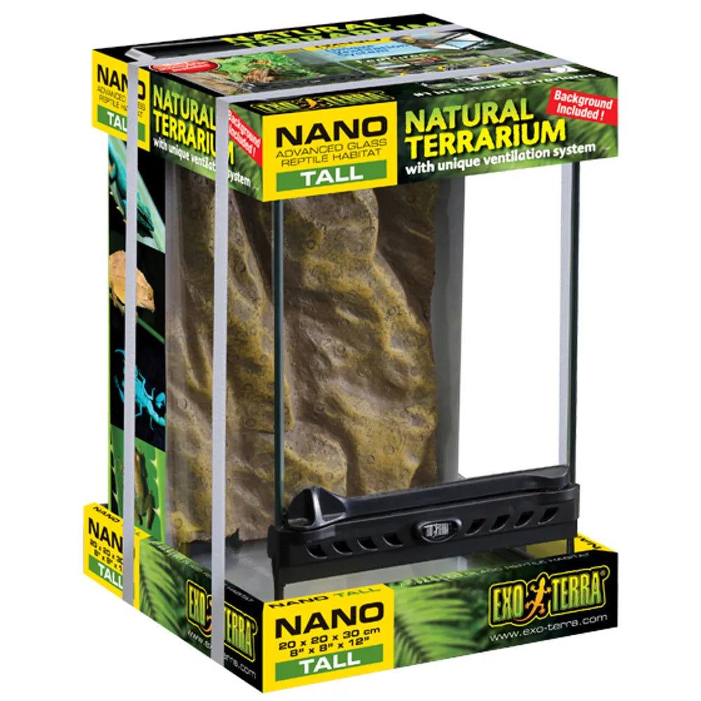 Terrarium Exoterra Nano Tall – 20 x 20 x 30 cm
