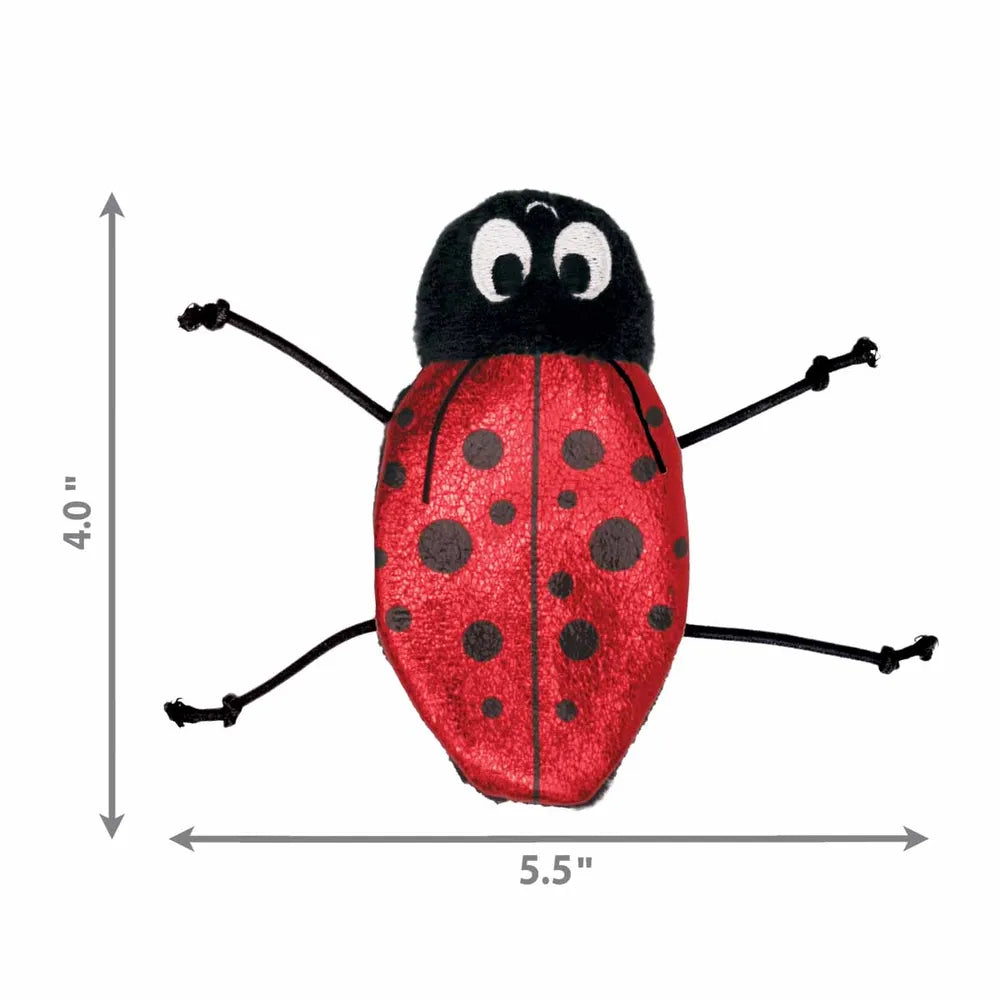 Kong Refillable Ladybug – 10 x 6,5 x 2 cm