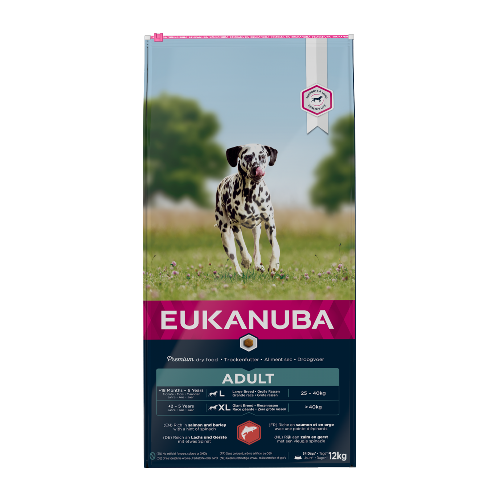 Euk Dog Ad Large Lachs & Gerste – 12 kg