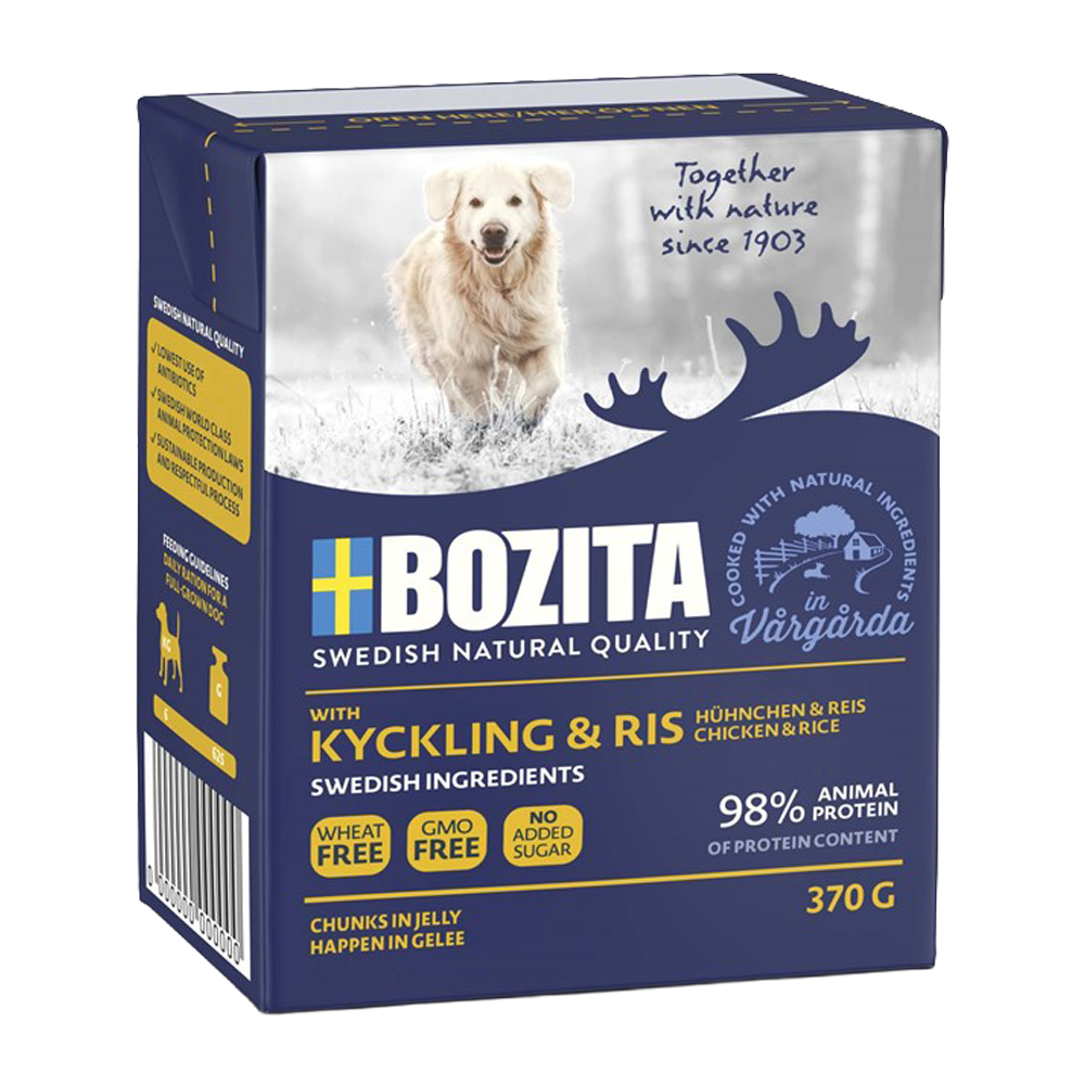 Bozita Kyckling/Ris (bitar i Gelé) – 370 G