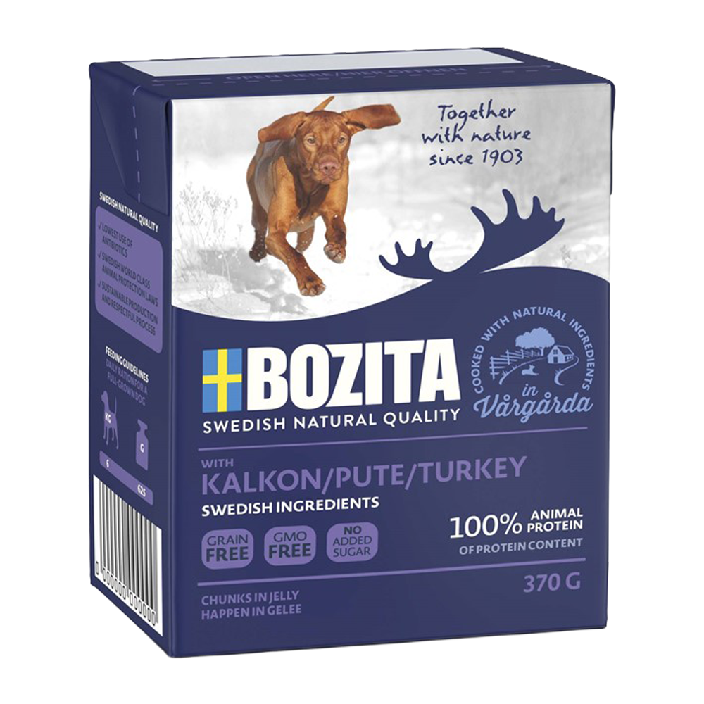 Bozita Kalkon (Stückchen in Gelee) – 370 g