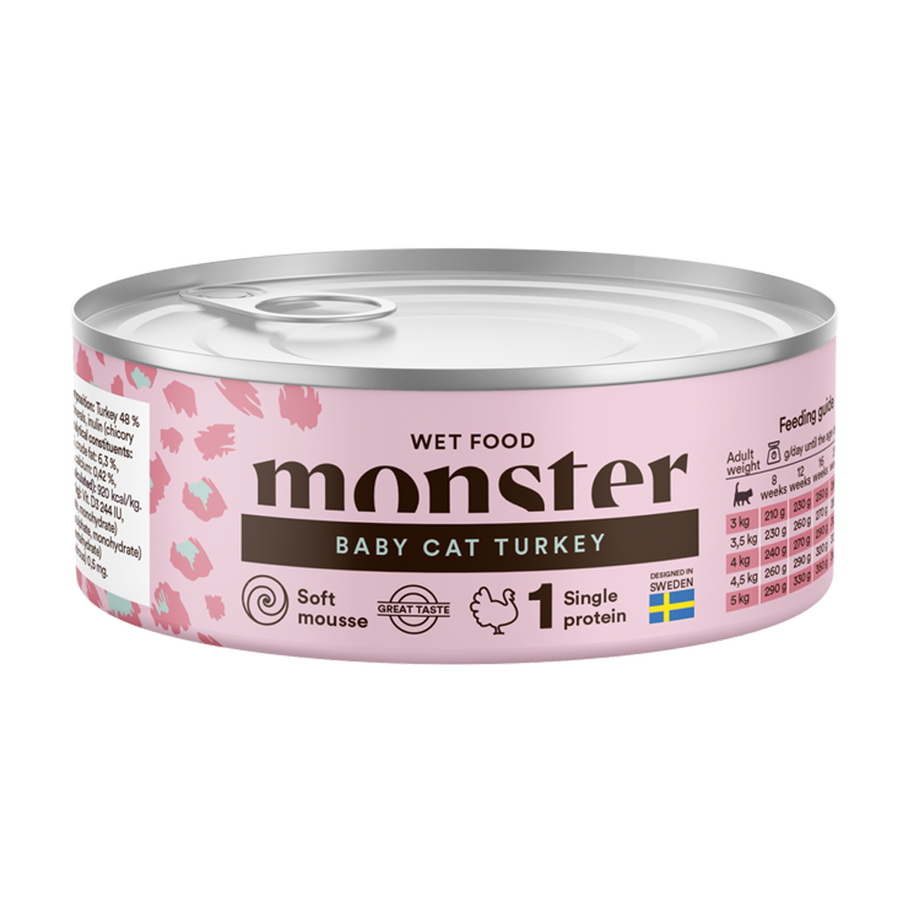 Monster Cat Baby Mousse Dose 100 g (12/Frp)