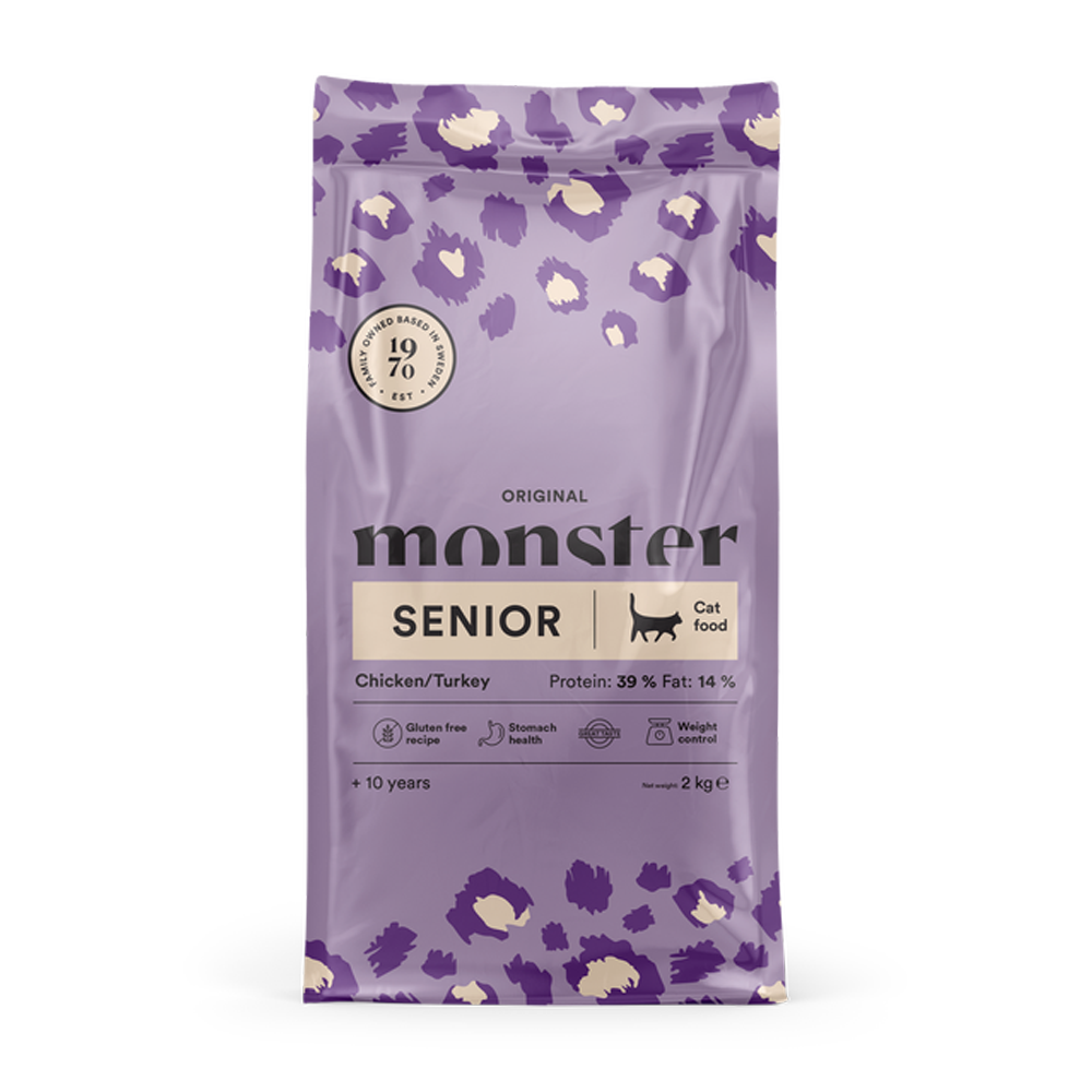 Monster Cat Orig. Senior Chik/Turkey 2 kg