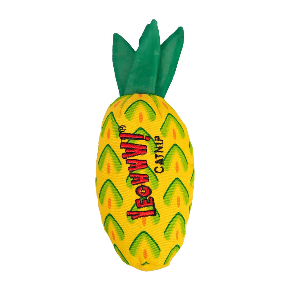 Yeowww Catnip Ananas – 7 x 2,5 x 1,5 cm
