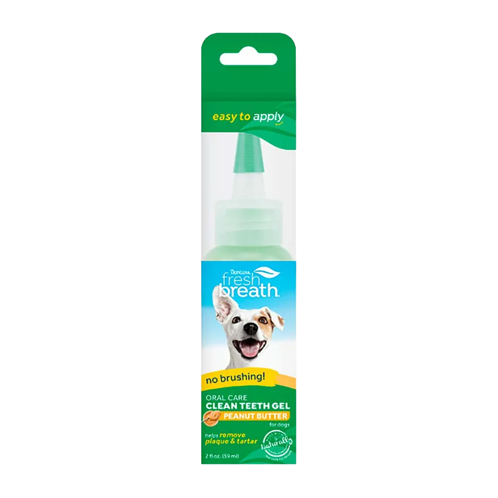 Tropiclean Clean Teeth Oral Care Gel Erdnussbutter – 59 ml