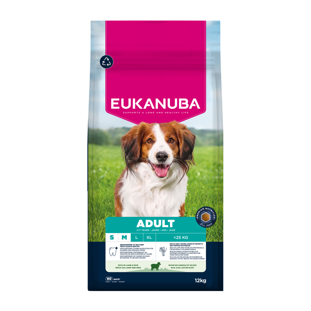 Euk Dog Ad Sm/Med Lamb & Rice