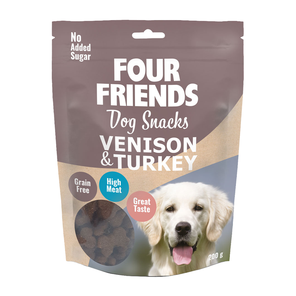 FourFriends Hundesnacks Wild & Truthahn – 200 g