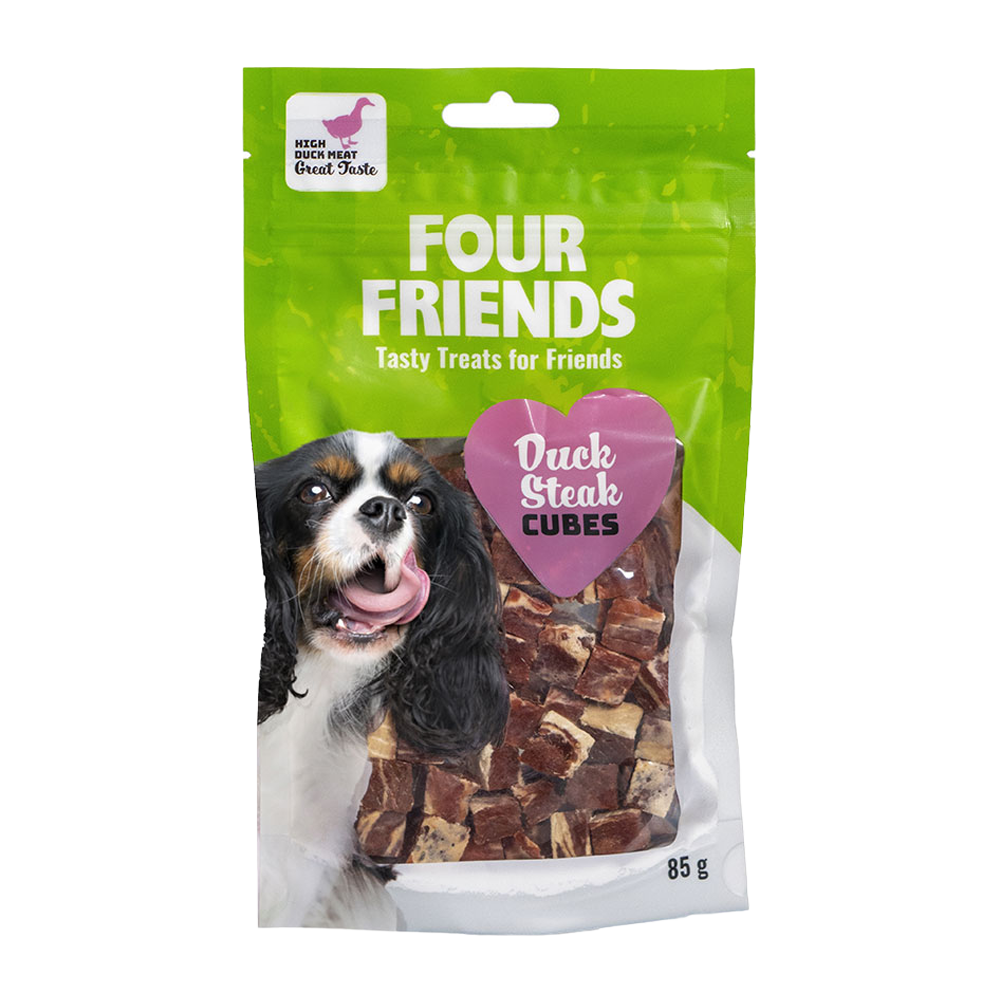FourFriends Enten-Steakwürfel – 85 g