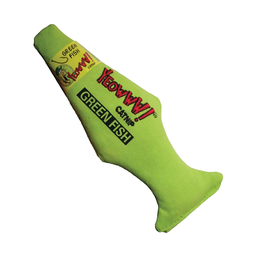 Yeowww Katzenminze Grüner Fisch 18 cm