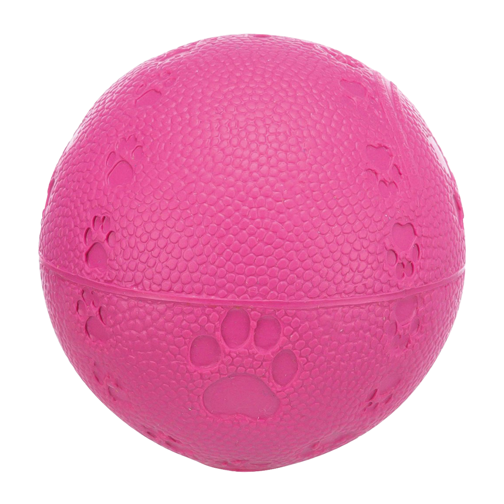Gummiball M Pfeife Pfotenabdruck – 6 cm