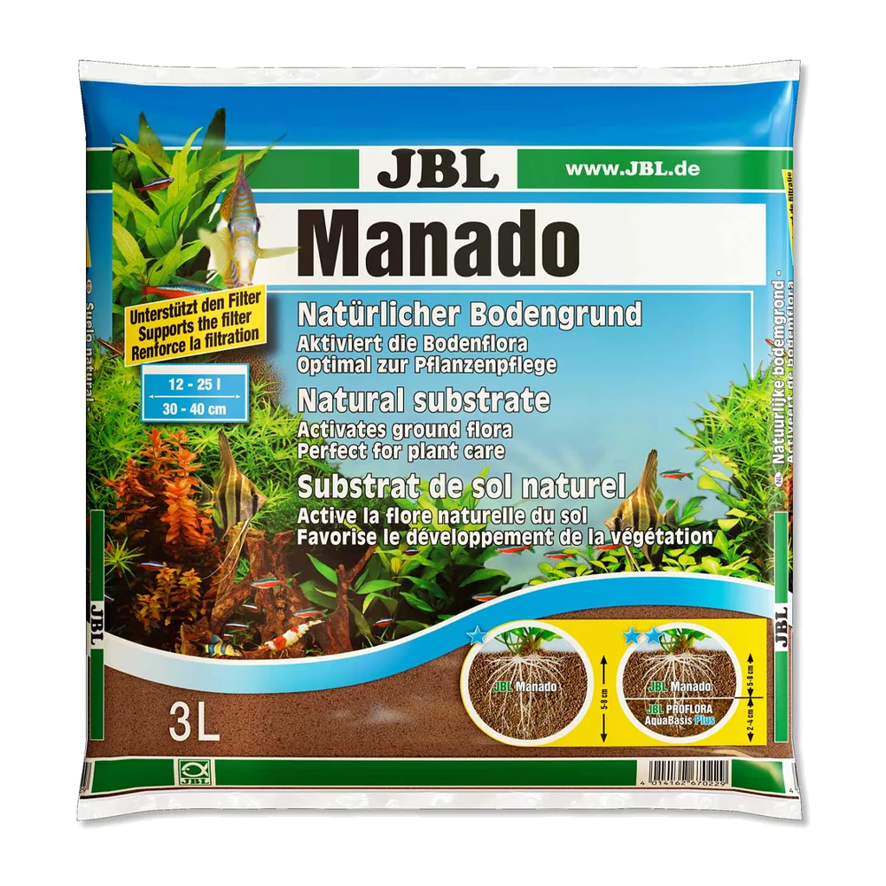 JBL Manado Bottensubstrat - 3 L | Endast 149 kr! - Zoogiganten