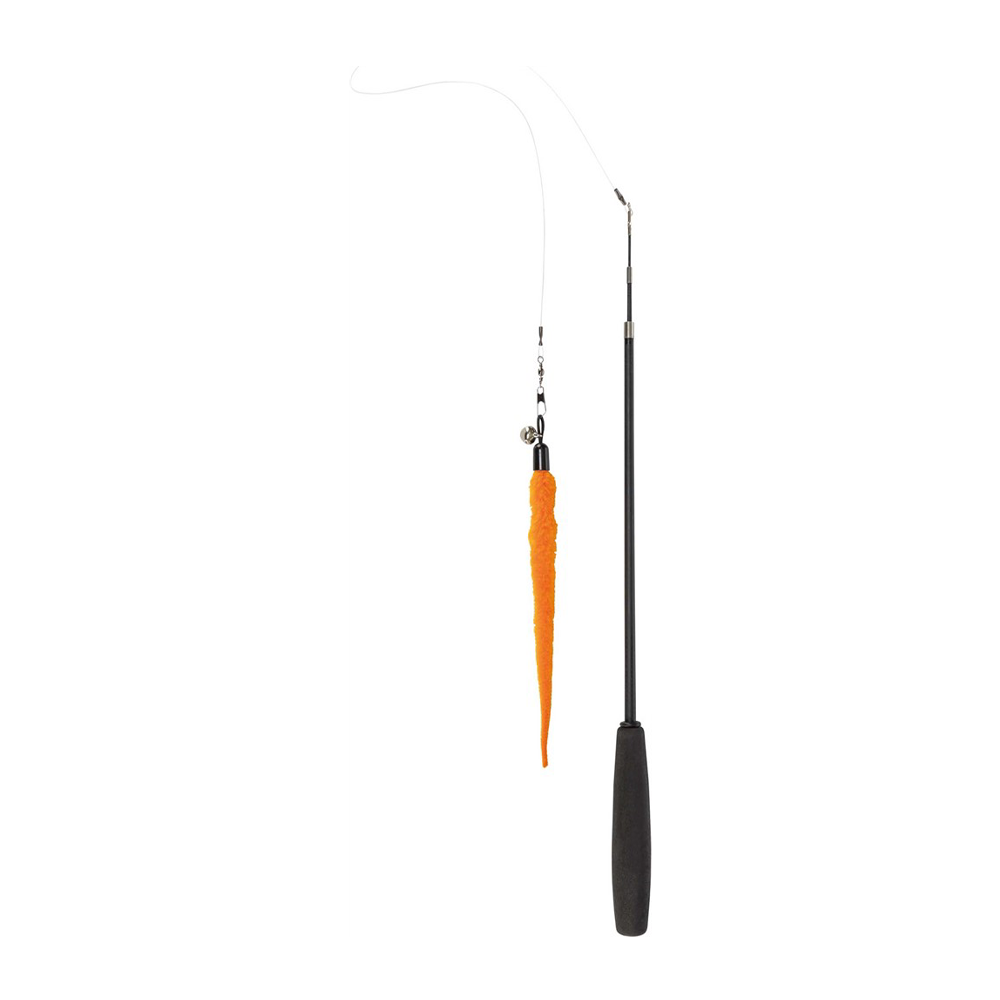 Katzenspielzeug mit Teleskopstange/Glöckchen 38–98 cm