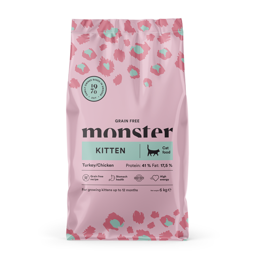 Monster Cat GF Kitten Truthahn/Huhn 2 kg