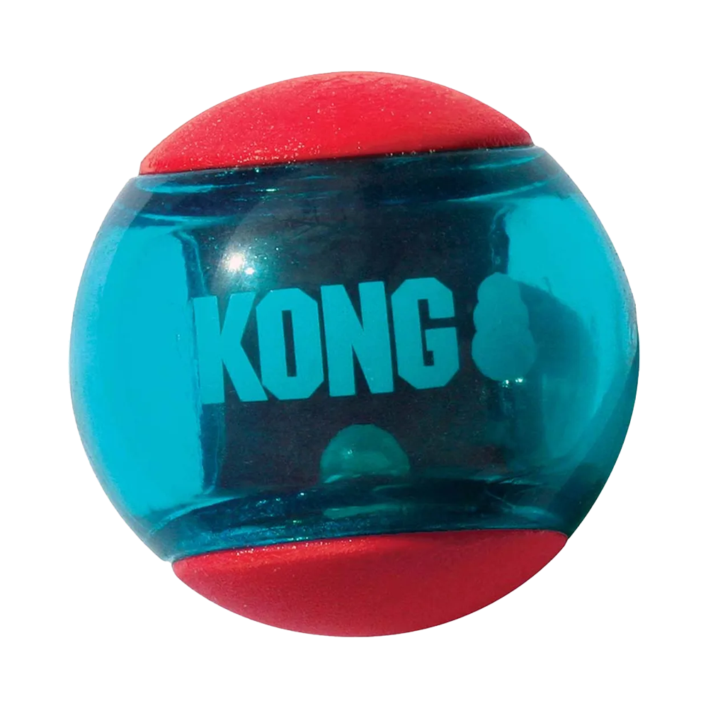 Kong Squeezz Actionball Rot