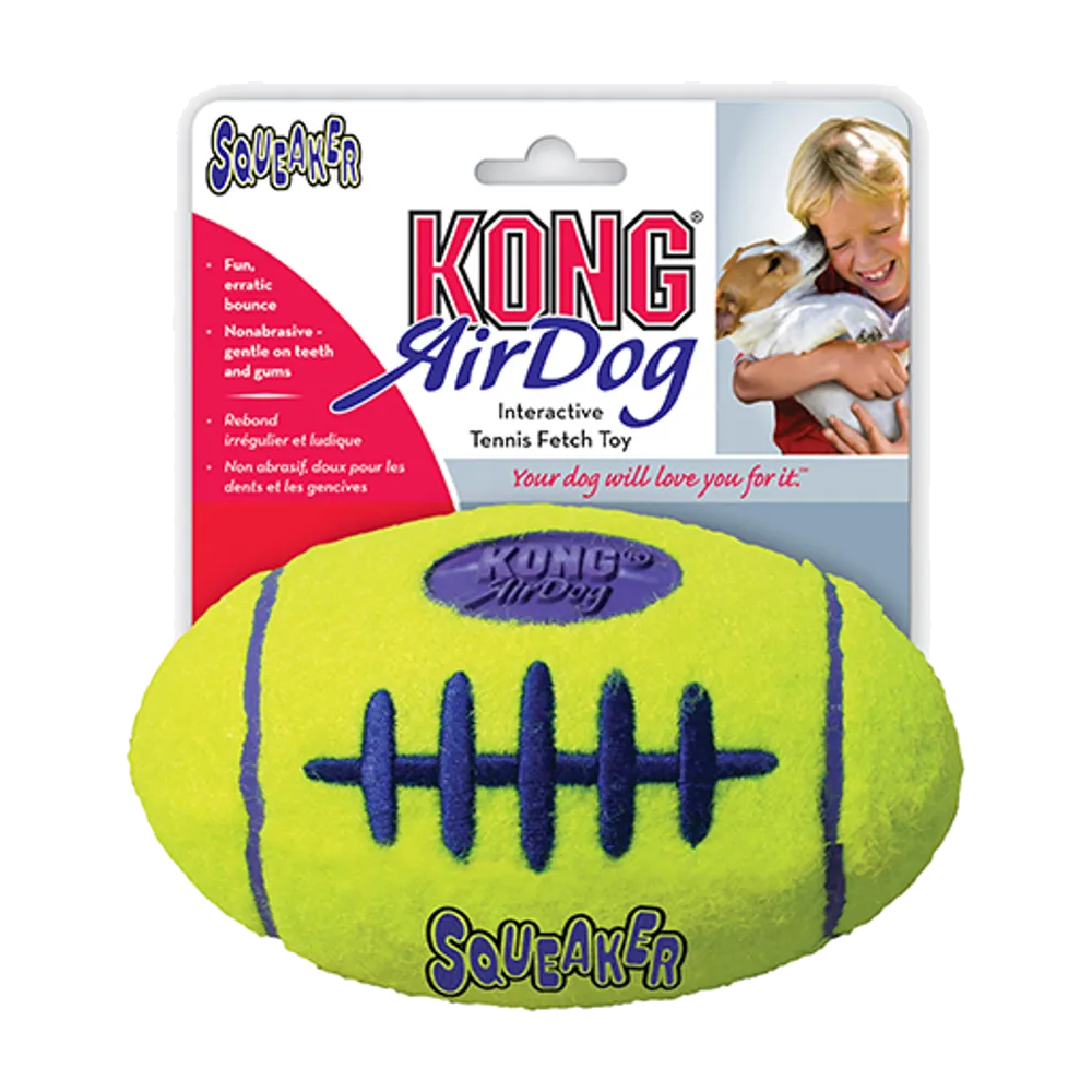 Kong Airdog Squeakair Fußball – L