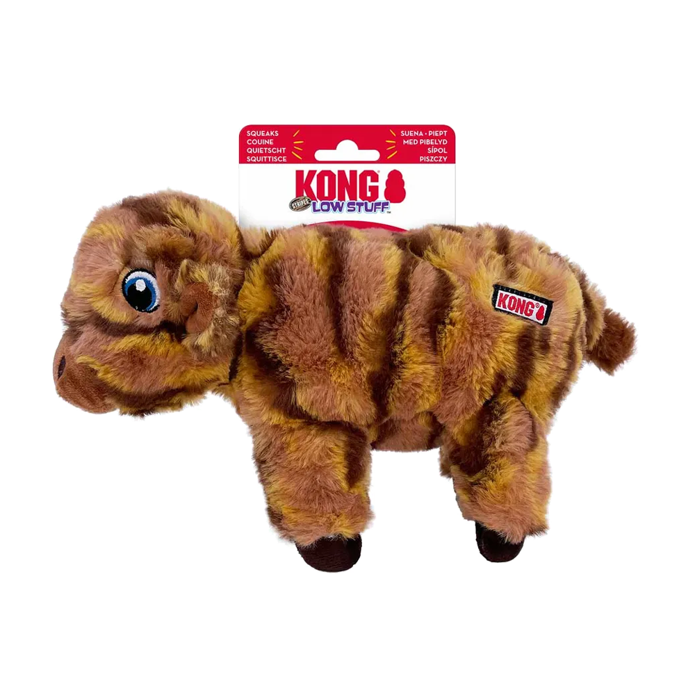 Kong Low Stuff Stripes Cow – 16,5 x 32 x 7,5 cm