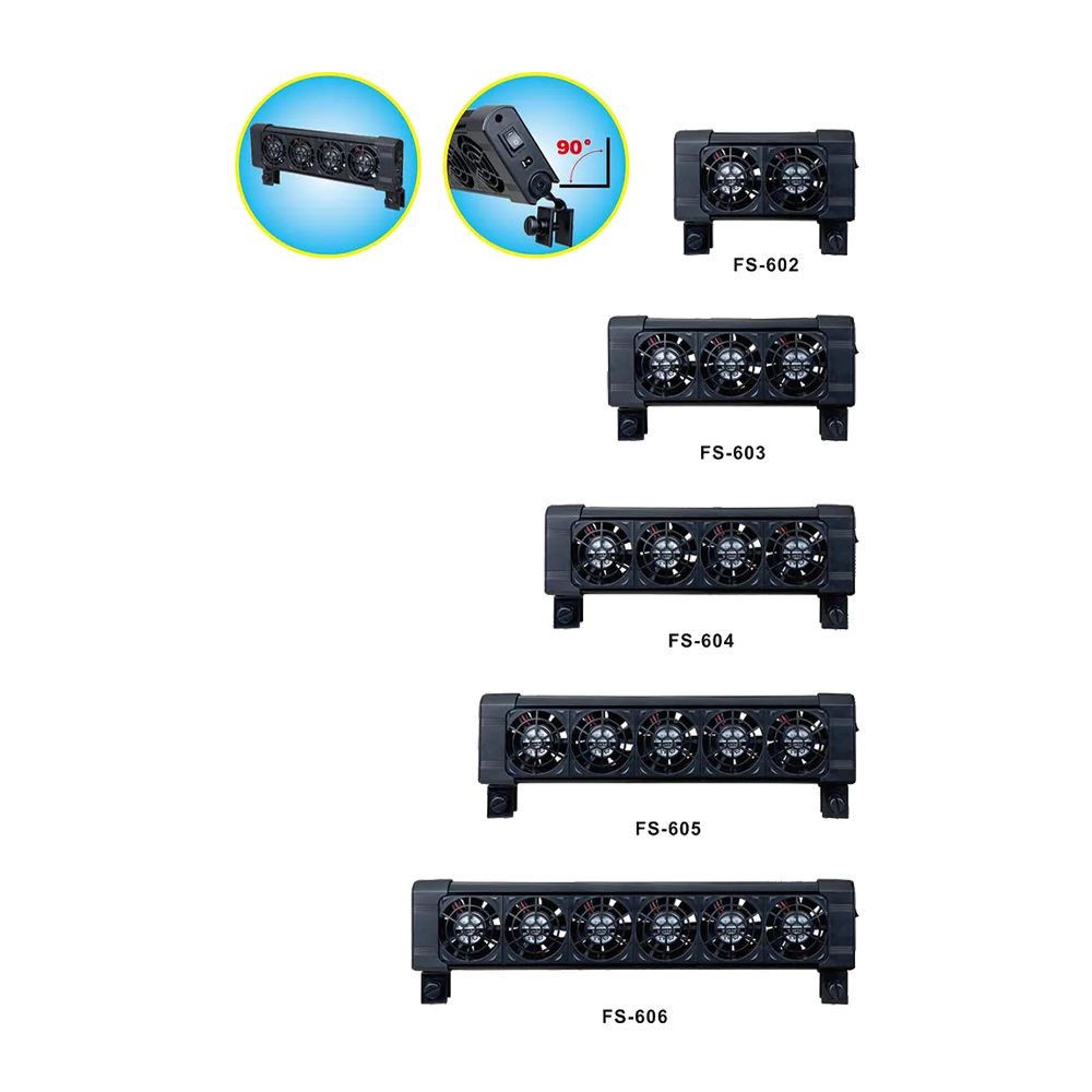 Kühlventilator 6 Stück – 411 x 48 x 188 mm