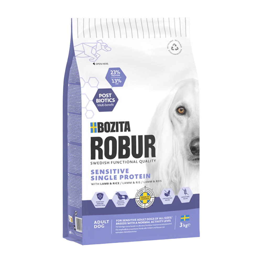 Bozita Robur Adult Sensitive SP Lamm & Reis