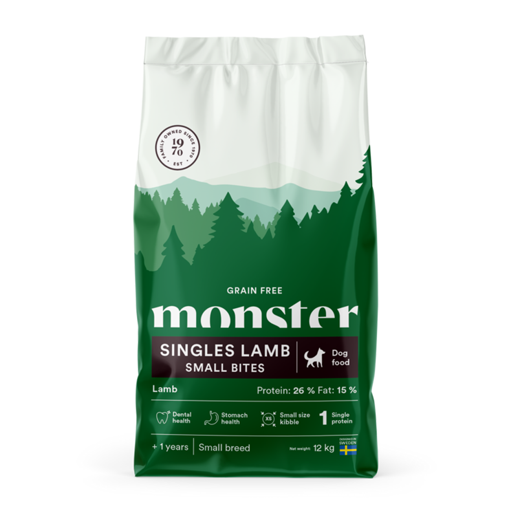 Monster Dog Gf Singles Lamb Small Bites – 12 kg