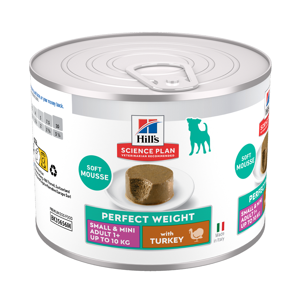 Science Plan Canine Adult Perfect Weight Mousse Small&Mini Truthahn – 200 g
