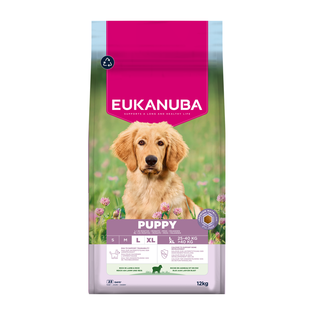 Euk Dog Puppy Large Lamm & Reis – 12 kg