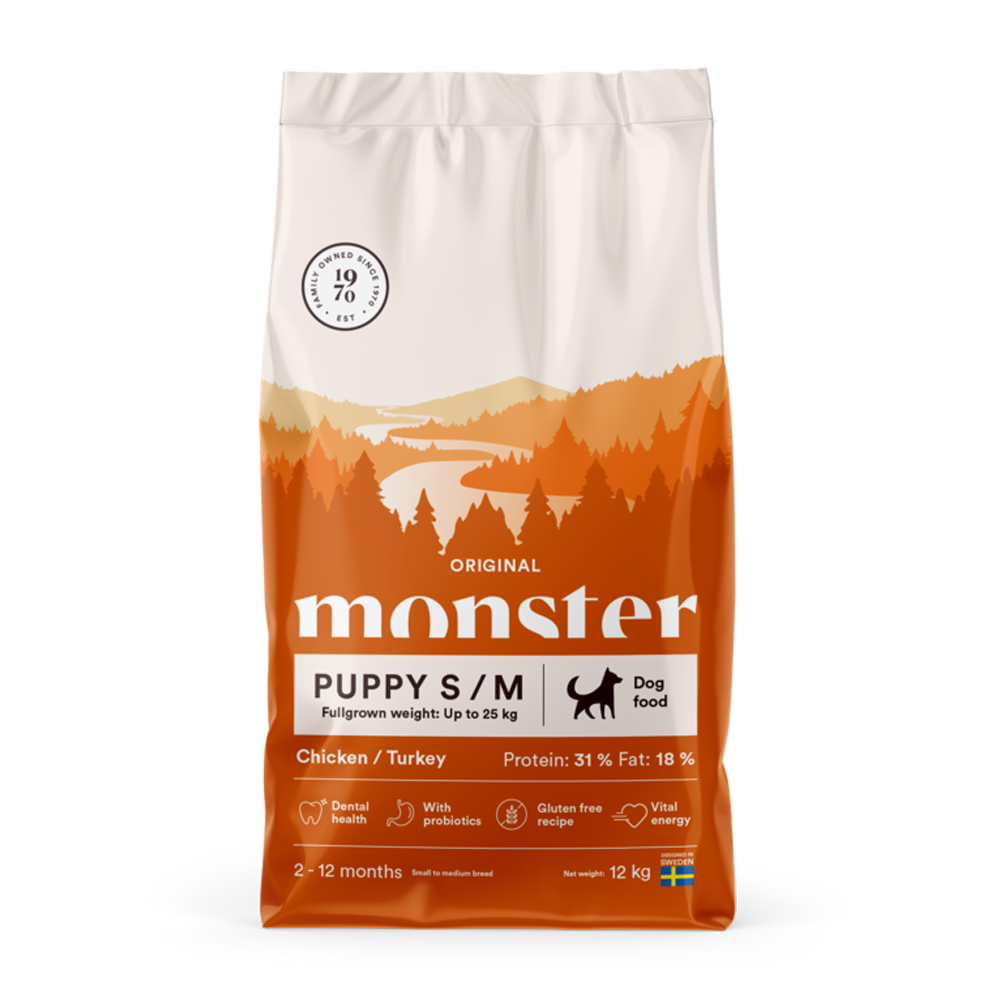 Monster Dog Orig. Welpe S/M Huhn/Truthahn