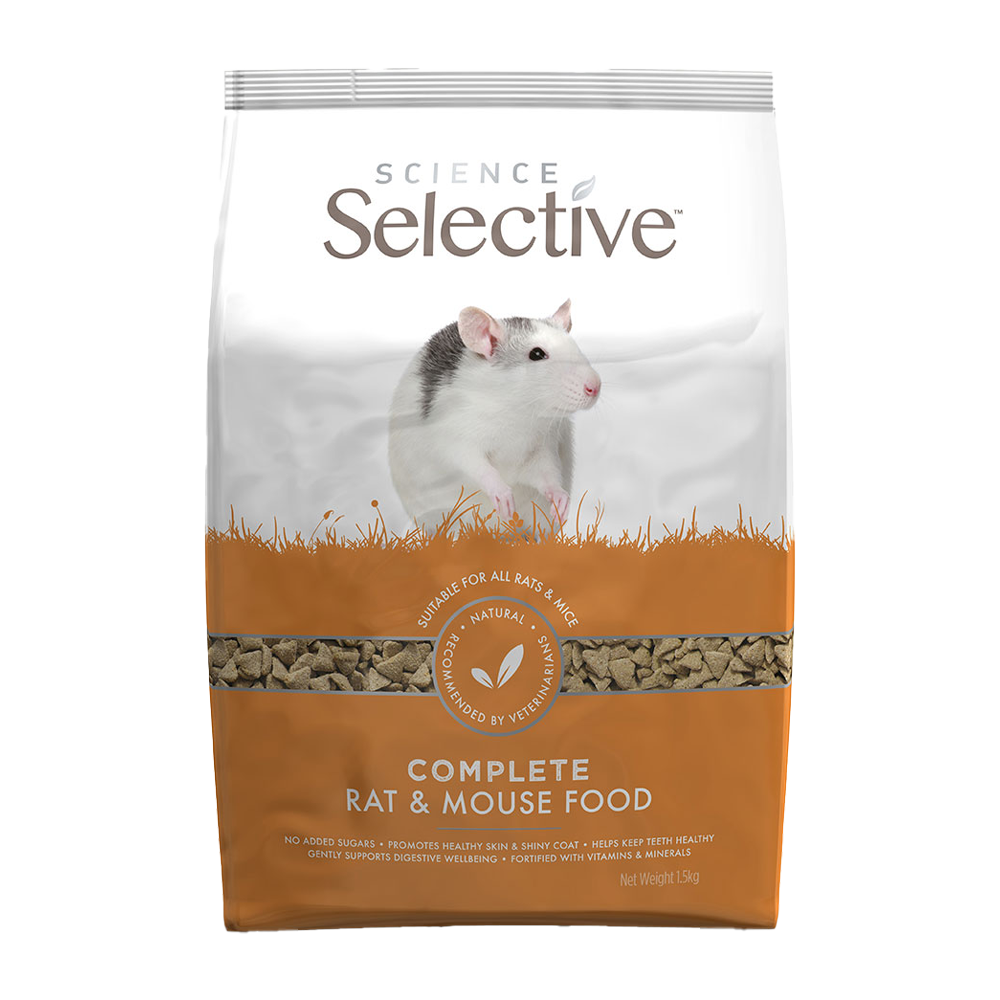 Selective Råtta & Mus Foder - 1,5 KG | Endast 189 kr! - Zoogiganten