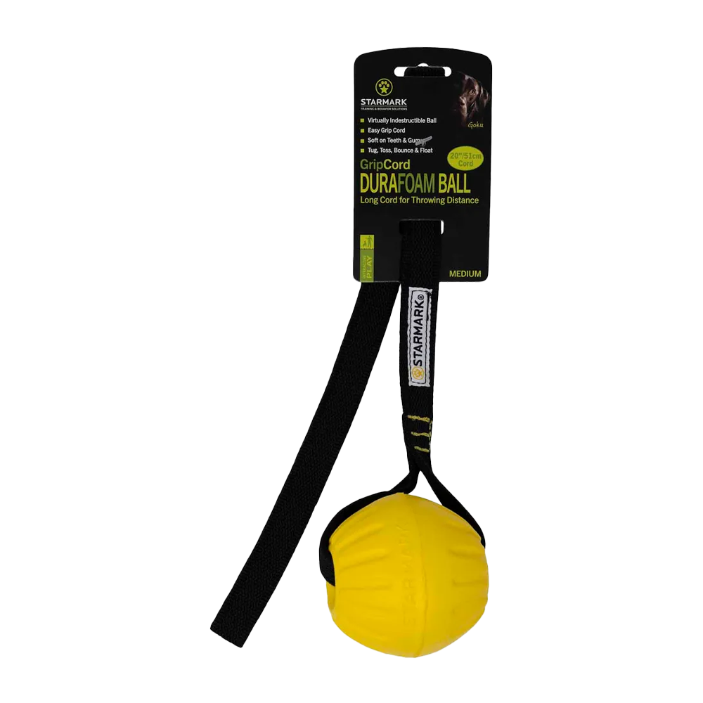 Starmark Gripcord Durafoam Ball Long M – 7 x 7 x 60 cm