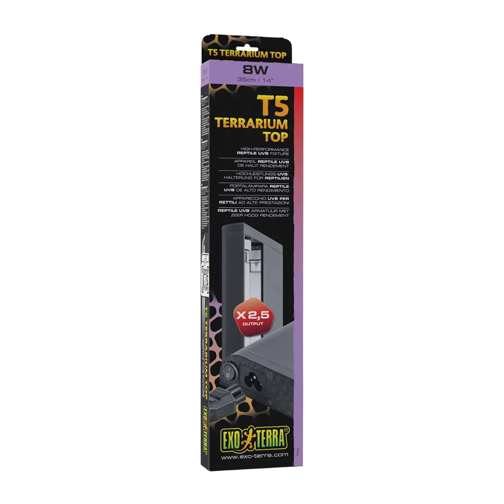 Exoterra T5 Terrarium Top UVB - 8 WATT