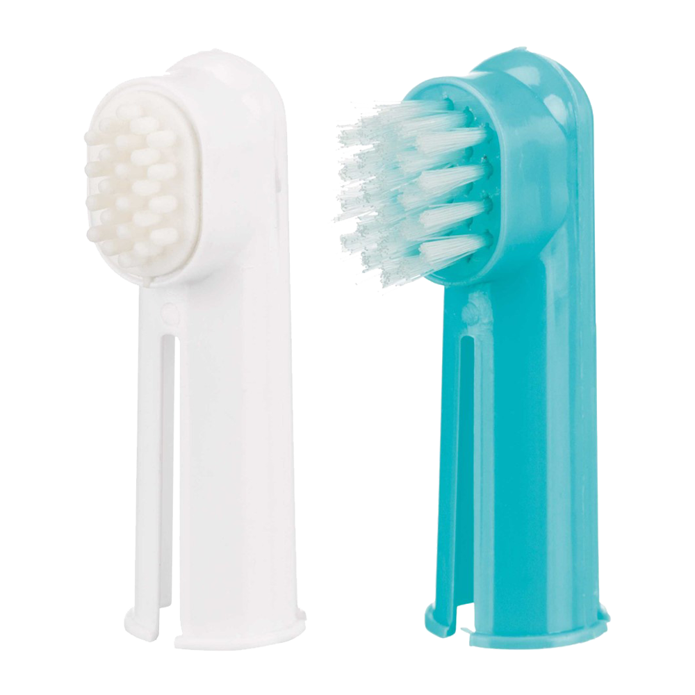 Zahnbürstenset für Fingerspitzen – 6 cm