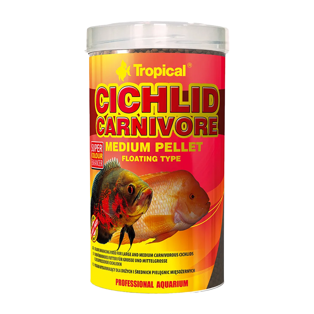 Tropical Ciklid Carnivore Medium Pellet - 160 G | Endast 199 kr! - Zoogiganten