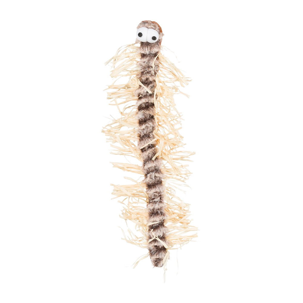 Tausendfüßler Plüsch/Bast - 33 CM