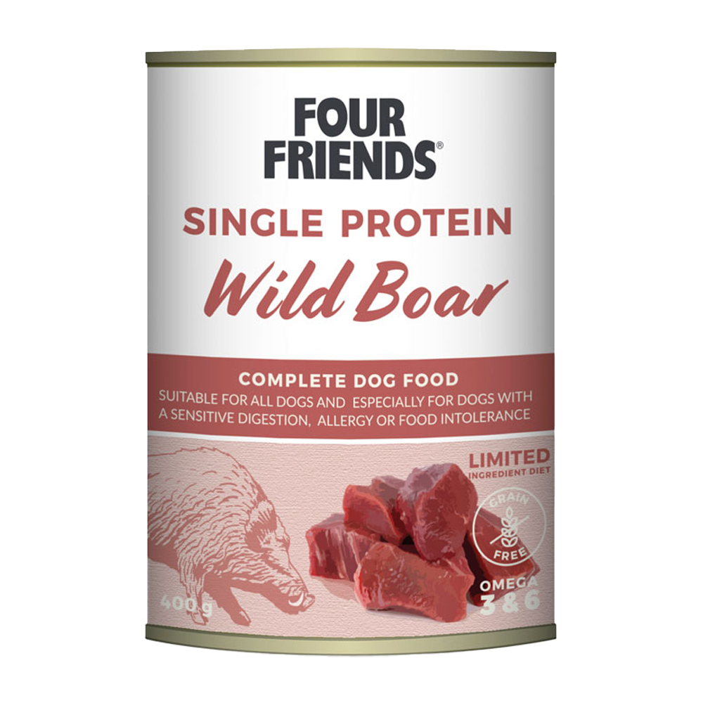 FourFriends Dog Wild Boar Can - 400 g