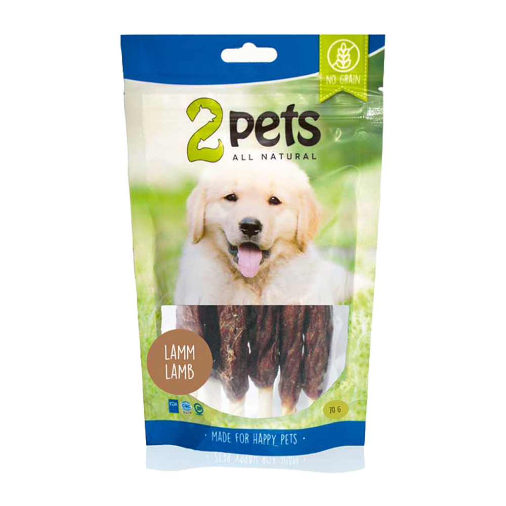 2PETS Kauspielzeug M Lamm – 12 CM – 6ER-PACK