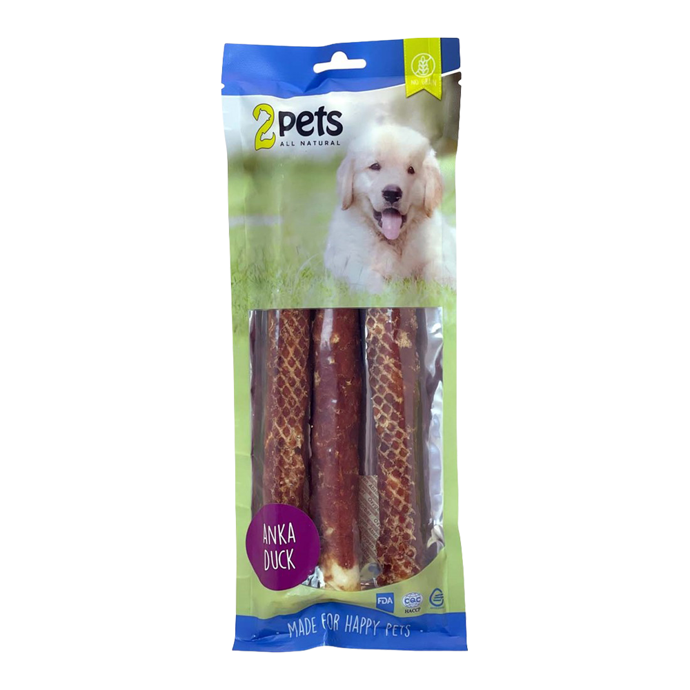 2PETS Tuggrulle M Ankfilé – 28 CM – 3ER-PACK