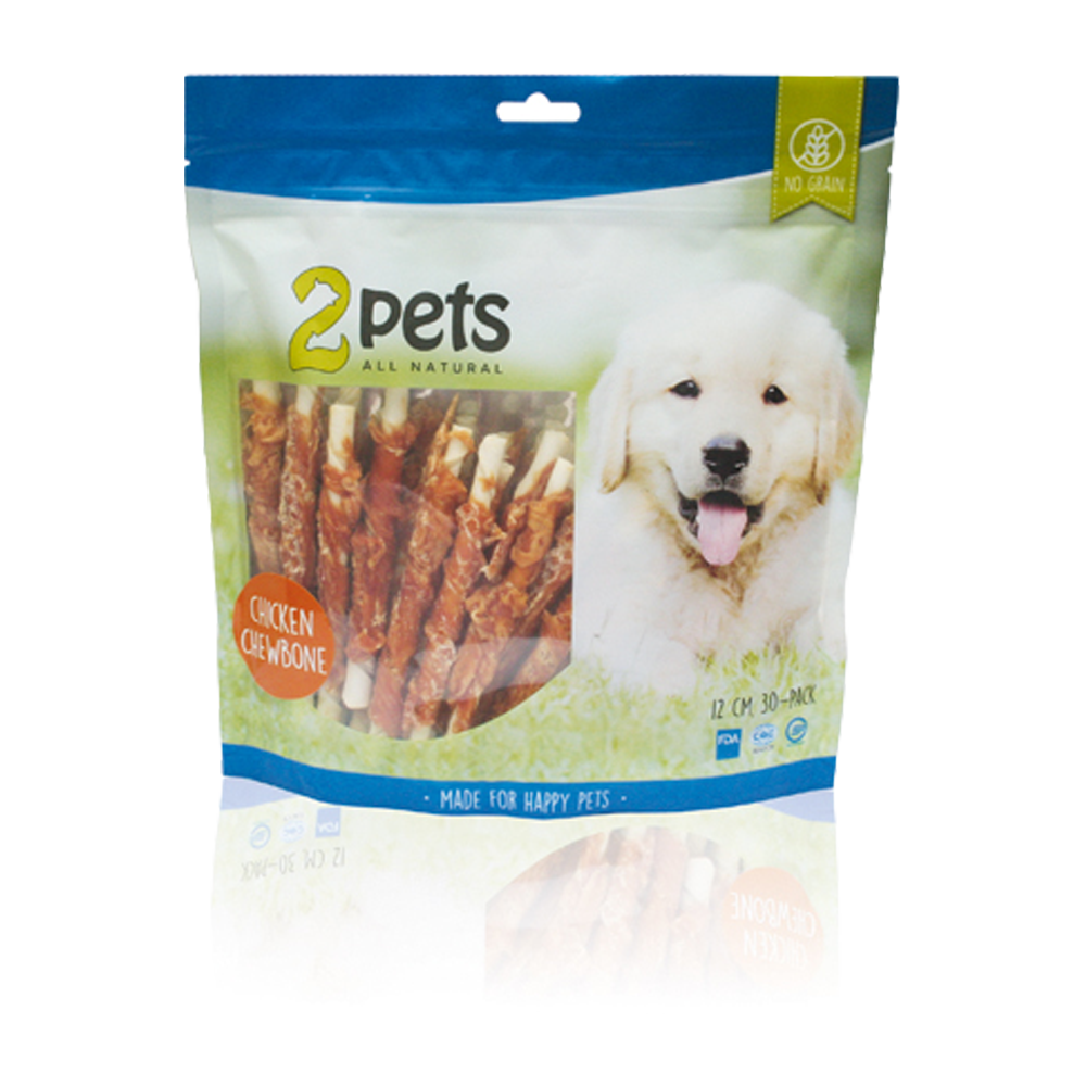 2PETS Tuggpinne M Kycklingfilé - 12 CM