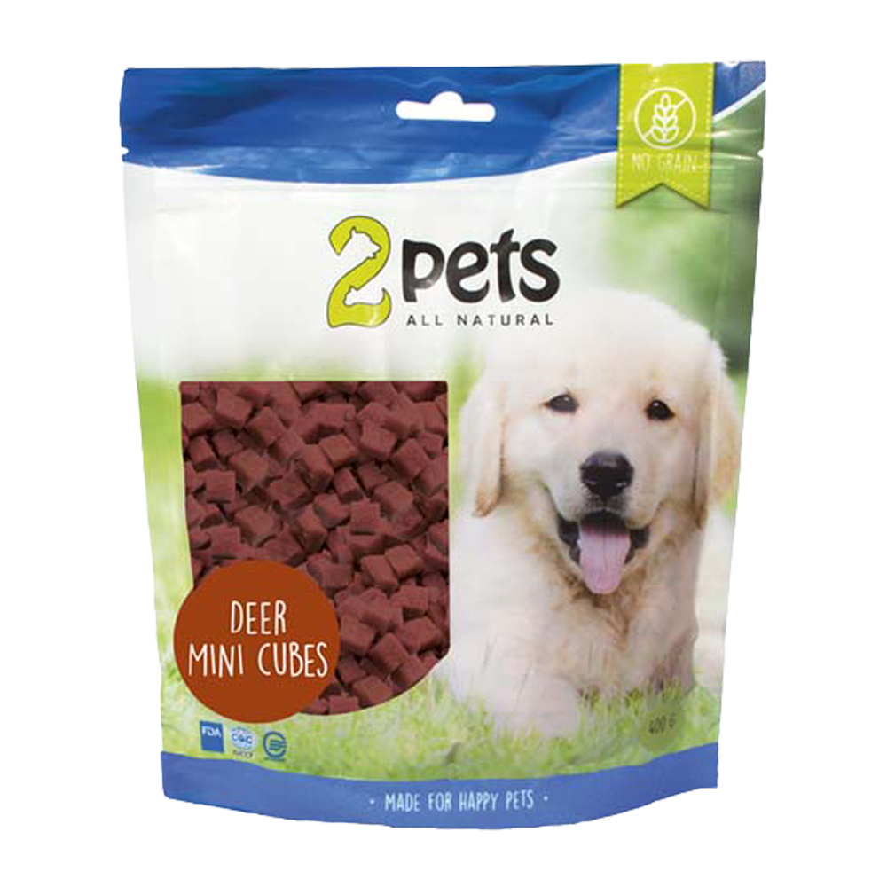2PETS Hundesnack Deer Minicubes