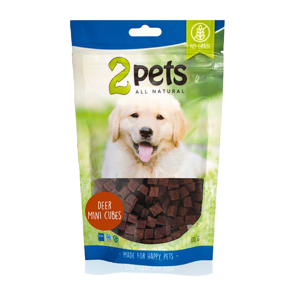 2PETS Hundesnack Deer Minicubes