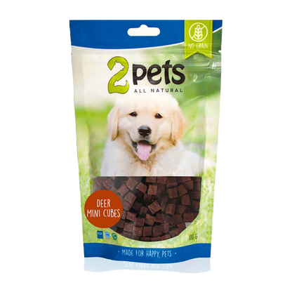 2PETS Hundesnack Deer Minicubes