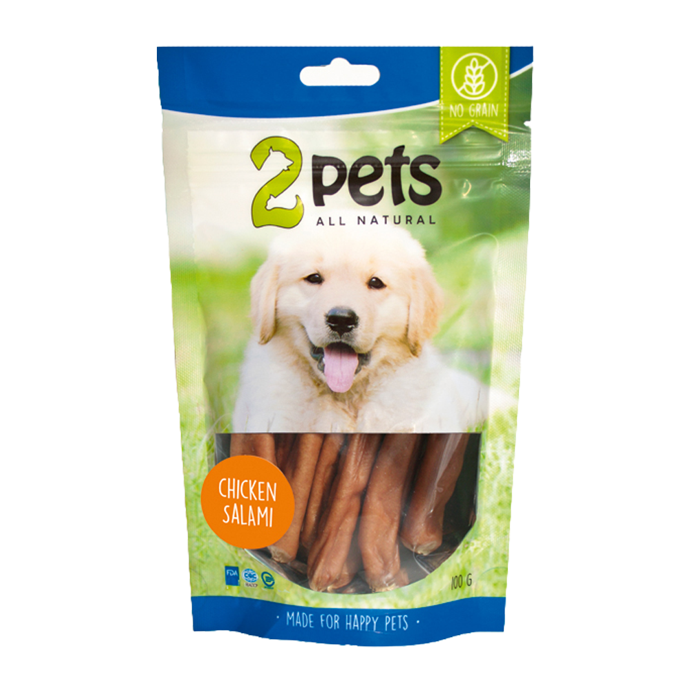 2PETS Hundesalami Huhn – 100 g
