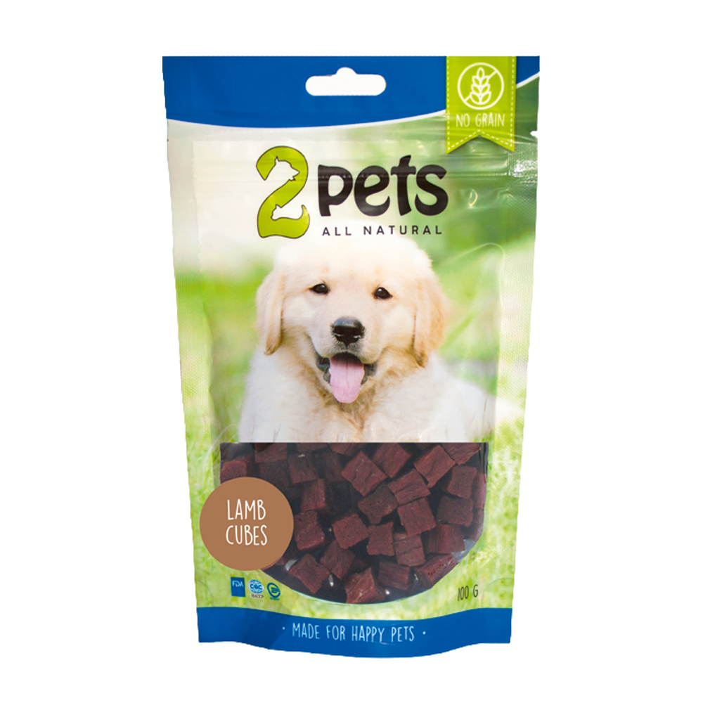 2PETS Dogsnack Lammwürfel – 100 g