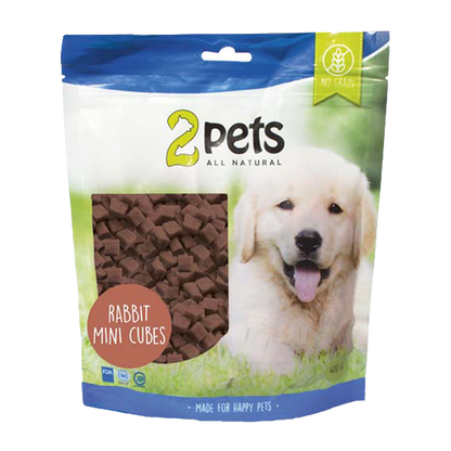 2PETS Dogsnack Rabbit Minicubes
