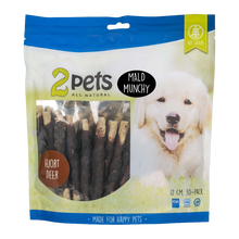 2PETS Tuggpinne Mald Hjort – 12 CM – 30ER-PACK