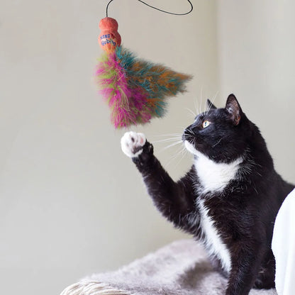 Kong Wubba Boa Teaser Katzenspielzeug – 46 CM