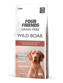 Fourfriends Dog Grain Free Vildsvin | Endast 399 kr! - Zoogiganten