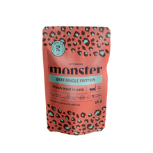 Monster Cat Pouches Adult Beef 85 g (8er-Pack)